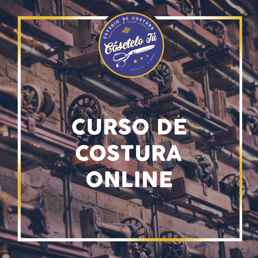 cartel curso de costura online